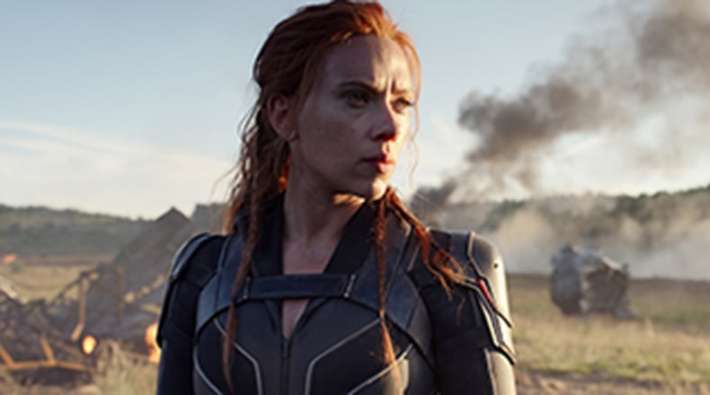 Scarlett Johansson stars in "Black Widow," a prequel exploring her origins. (Marvel Studios/TNS)