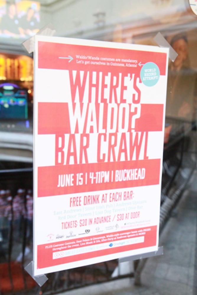 Where's Waldo Atlanta bar crawl