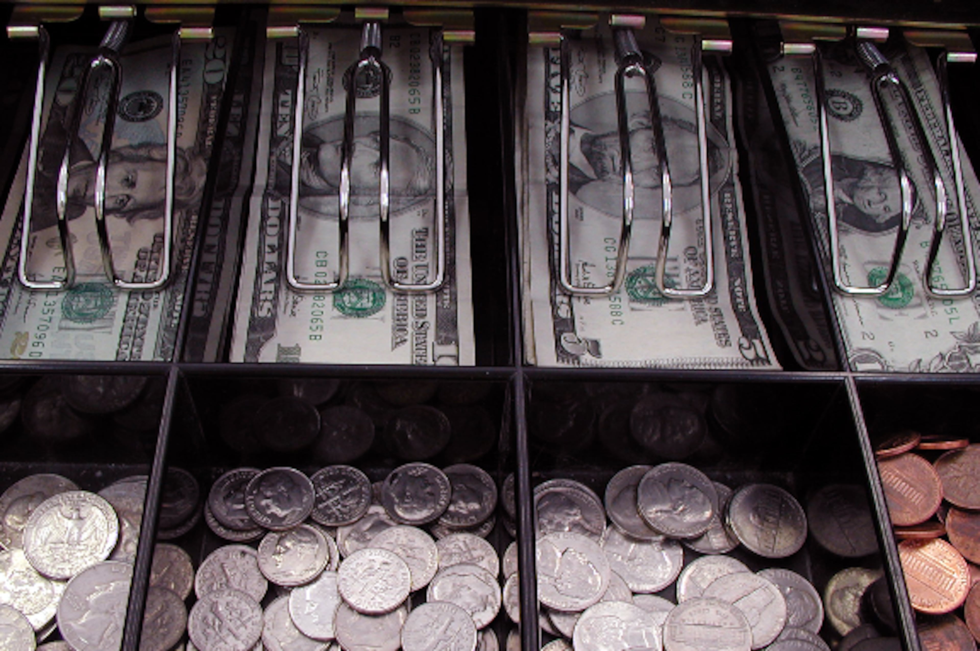 Cash register drawer