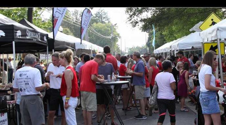 Attendees will get to enjoy SEC football on a giant LED screen, grill tastings and craft beer. Georgia vs. South Carolina kicks off at 3:30 p.m.