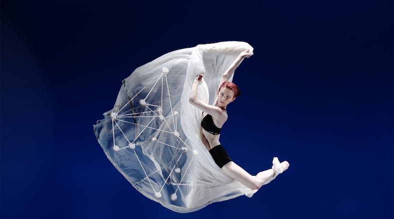 Maura Dickson in Ivan Pulinkala’s “Metamorphosis,” which debuts Kennesaw State University’s new Dance Theater on the Marietta campus. CONTRIBUTED BY ROBERT PACK