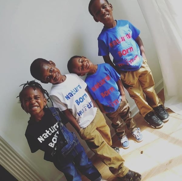 Kedrick Perkins' six children, ranging in age from 5 to 15, four of whom are pictured, were injured in a boat explosion on Lake Lanier on July 4. (Courtesy of GoFundMe)