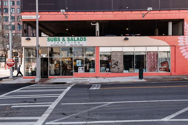 Subs & Salads Junction is one of the businesses located near the federal buildings in Downtown Atlanta. Many federal workers started to return to their offices Monday following President Donald Trump’s mandate terminating remote work. Natrice Miller/AJC