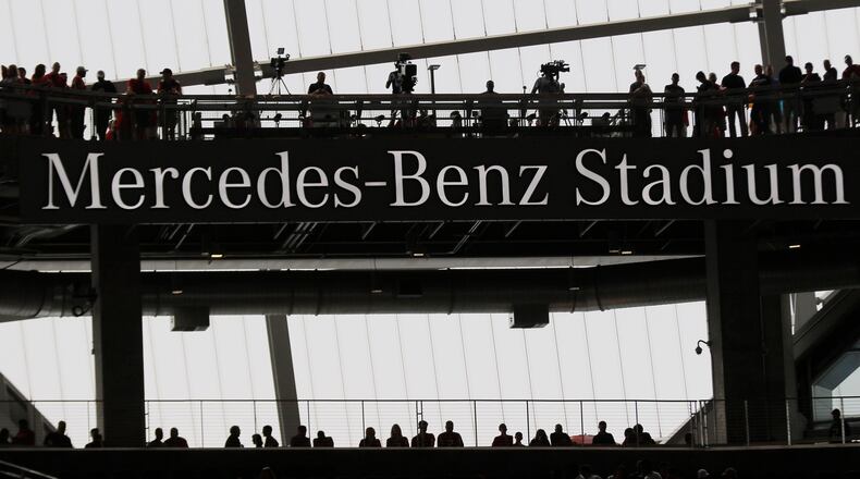 Mercedes-Benz Stadium opened six months ago.