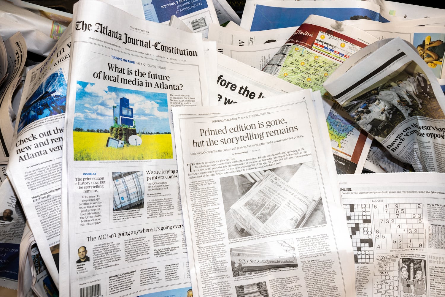 Photos of AJC’s final run