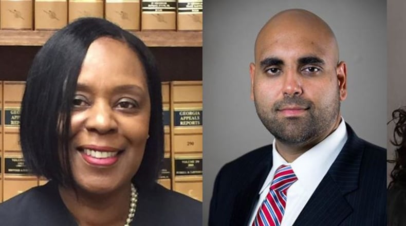 Rita Cherry, Toqeer Chouhan and Amanda Perez have been appointed to the Magistrate Court of Cobb County.