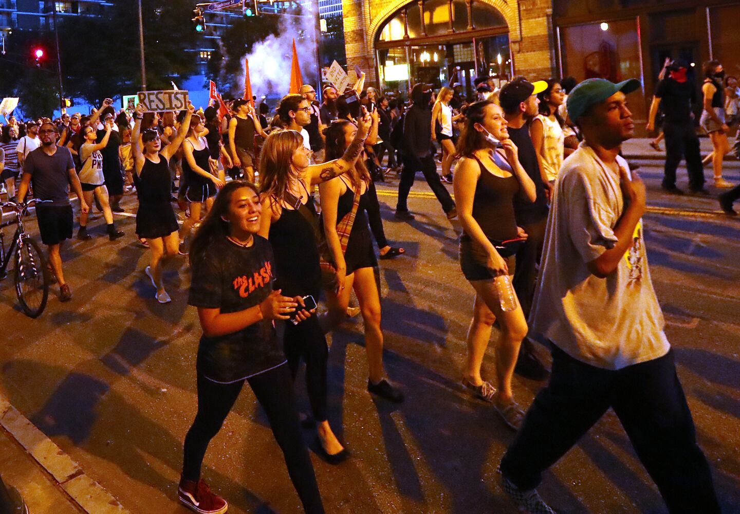 Atlanta protesters hold memorial, march after Charlottesville violence