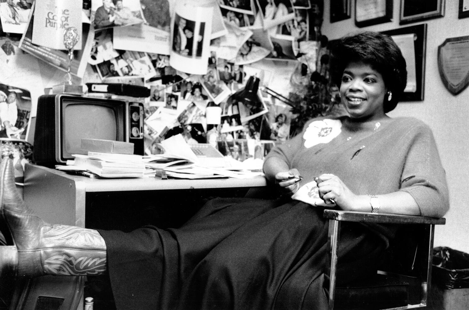 Talk show host Oprah Winfrey was nominated for a Best Supporting Actress Oscar in 1986 for her role in "The Color Purple."