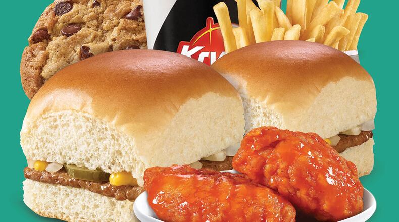 Head to Krystal for the More meal, a hearty combination of two signature burgers, two boneless wings and more for $4. Photo credit: Ink Link Marketing.