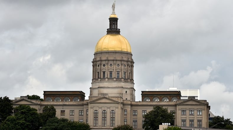 Georgia's Gold Dome. AJC file.