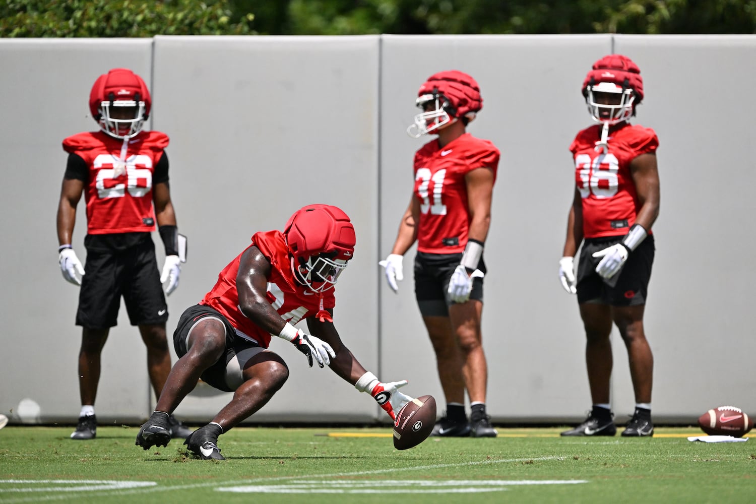Georgia football practice