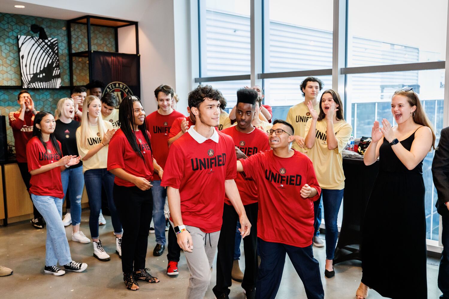 Atlanta United holds signing day party for its Special Olympics Unified Team