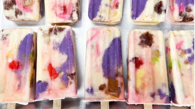Halo Halo frozen pops from Three Lolas Bake Shop.
Courtesy of Three Lolas Bake Shop