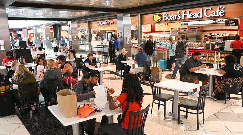 Hartsfield-Jackson International Airport on Thursday, July 2, 2020. (Hyosub Shin / Hyosub.Shin@ajc.com)