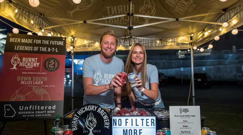 Burnt Hickory Down South Helles Lager is unfiltered for more flavor.
Photo Credit: Scott Hedeen