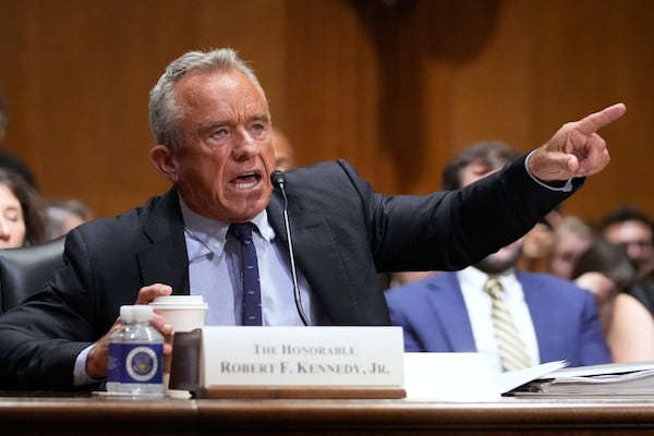 Health and Human Services Secretary Robert F. Kennedy Jr., appeared before the Senate Finance Committee on Thursday in Washington.