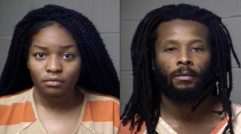 Angel Renee Nathan (left), Christopher Fitzgerald Dawson