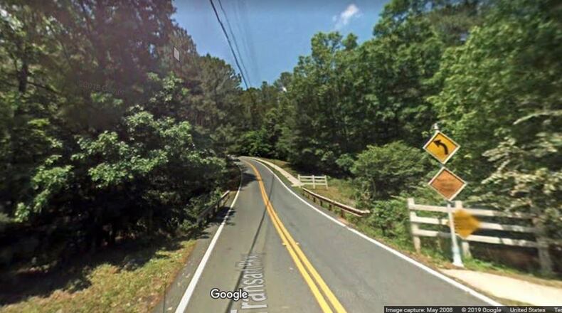 An engineering consultant retained by Cherokee County will determine what should be done with the bridge that carries Transart Parkway over Toonigh Creek near Holly Springs. GOOGLE MAPS