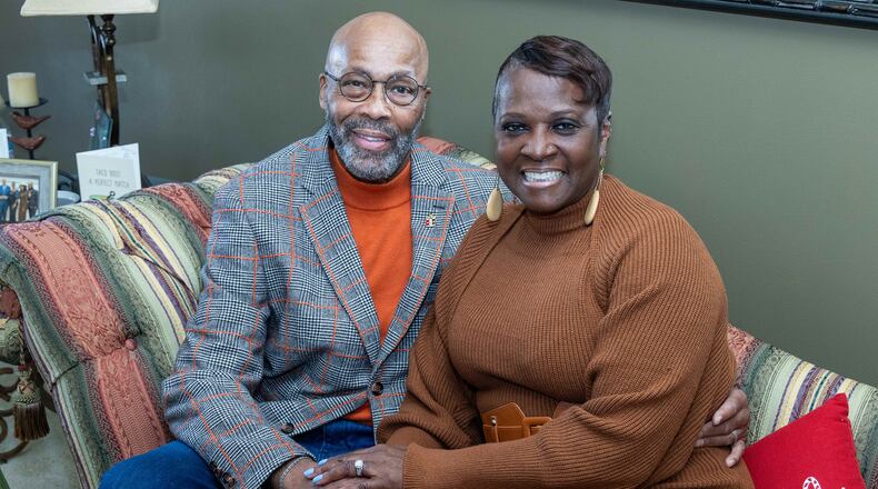 William Sanders and Bernice Ward Sanders in their Atlanta home. PHIL SKINNER FOR THE ATLANTA JOURNAL-CONSTITUTION