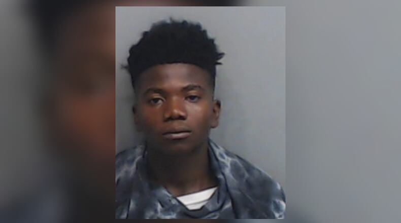 Quinlan Pinkins remained in the Fulton County Jail on Monday on armed robbery, aggravated assault and possession of a knife during the commission of a felony charges, according to online jail records.