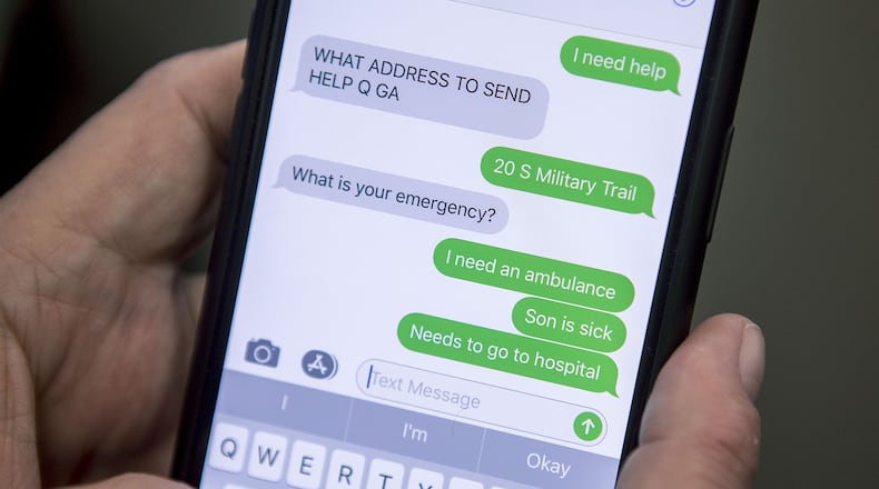 Palm Beach County plans to soon implement a system that will allow cellphone users with emergencies to send text messages to 911. Chuck Spalding, the county's 911 director, said extensive tests are being done to insure that texting is integrated smoothly into the 911 system already in place. (Damon Higgins / The Palm Beach Post)