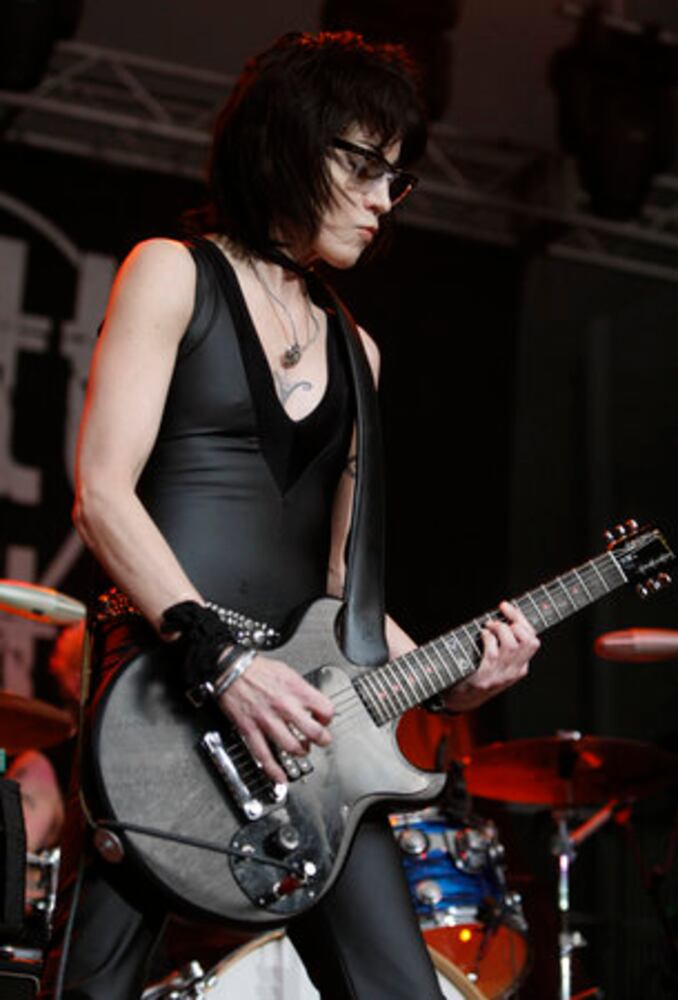 Joan Jett and Billy Idol perform at Chastain Park