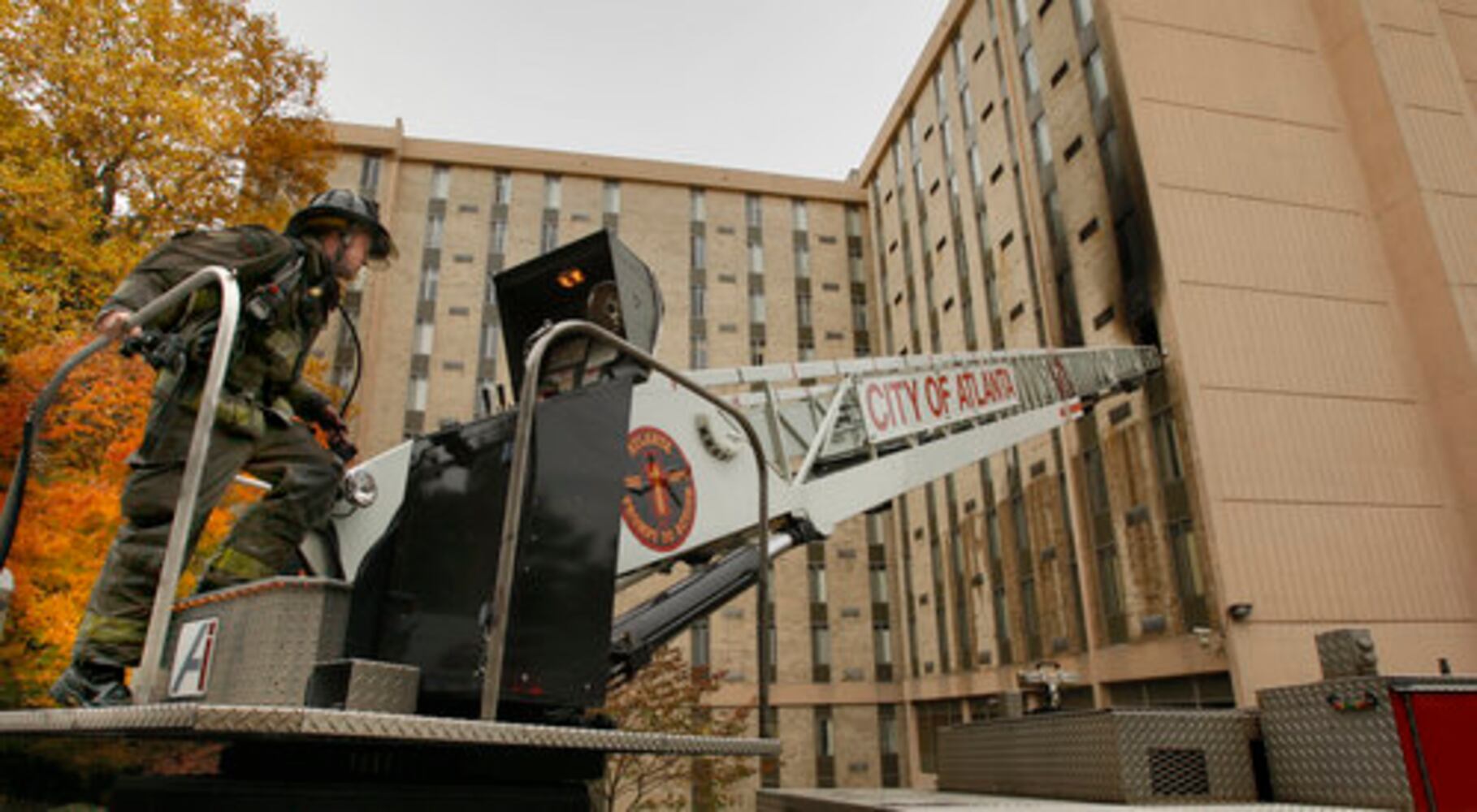 Fire at Baptist Towers senior high-rise