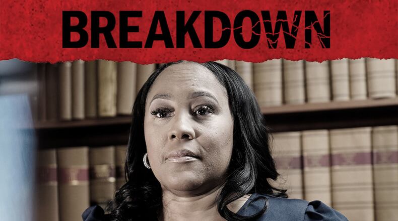 Fulton County District Attorney Fani Willis has told local law enforcement that there will be a need for heightened security when her office announces charging decisions in her investigation of possible criminal meddling with the 2020 election. The latest episode of "Breakdown" finds plenty of clues in her statement. (Brynn Anderson/AP)