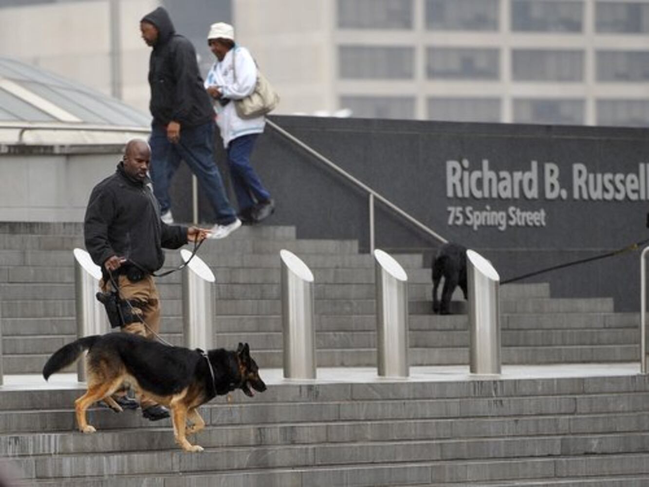 Occupy Atlanta protests at the Russell Federal Building