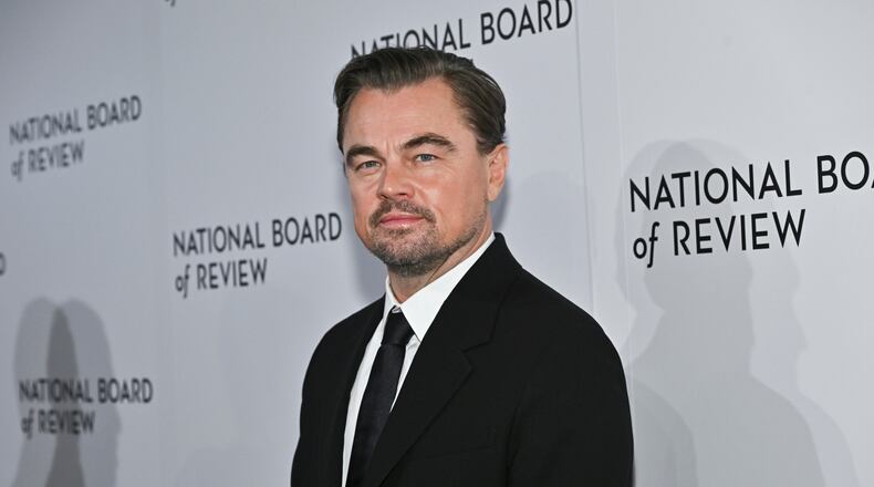 Leonardo DiCaprio attends the National Board of Review Awards gala at Cipriani 42nd Street on Tuesday, Jan. 13, 2026, in New York. (Photo by Evan Agostini/Invision/AP)