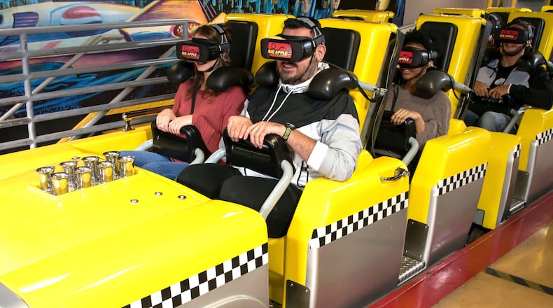 The New York-New York Hotel & Casino in Las Vegas will add a virtual reality experience to the Big Apple roller coaster. (Tomek Pleskaczynski)