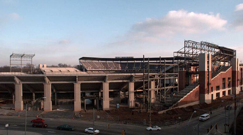 What was once Olympic Stadium in Atlanta became Turner Field.