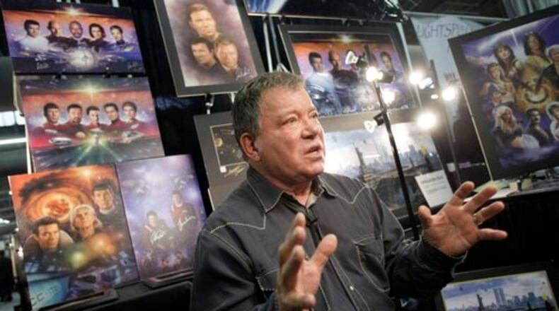 Actor William Shatner is interviewed.
