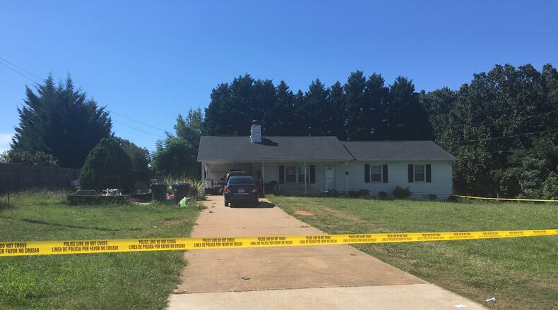A man was shot in the chest at this home in unincorporated Auburn on Monday. The suspect has not been identified or apprehended.