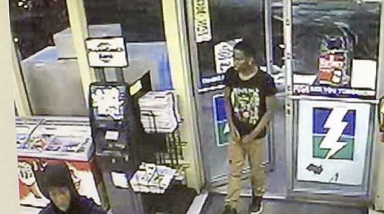 Two of three suspects sought by Fayetteville police in a recent carjacking. (Credit: Fayetteville Police Department)