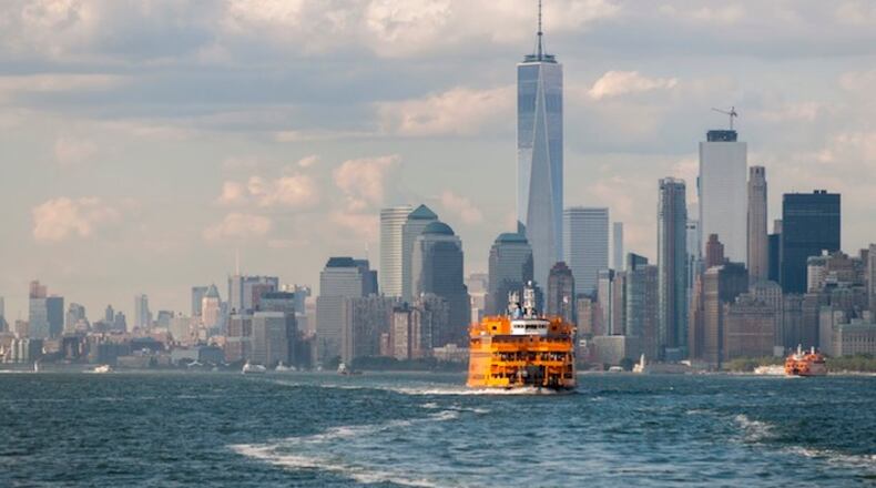 The Staten Island Ferry on its way to St. George Terminal on Thursday, June 30, 2016 in New York, NY. (Richard B. Levine/Sipa USA/TNS)