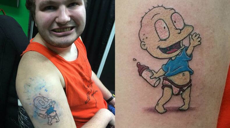 A man with autism was able to get a tattoo after trying for months. (Photo courtesy Northwest Inkorkorated)