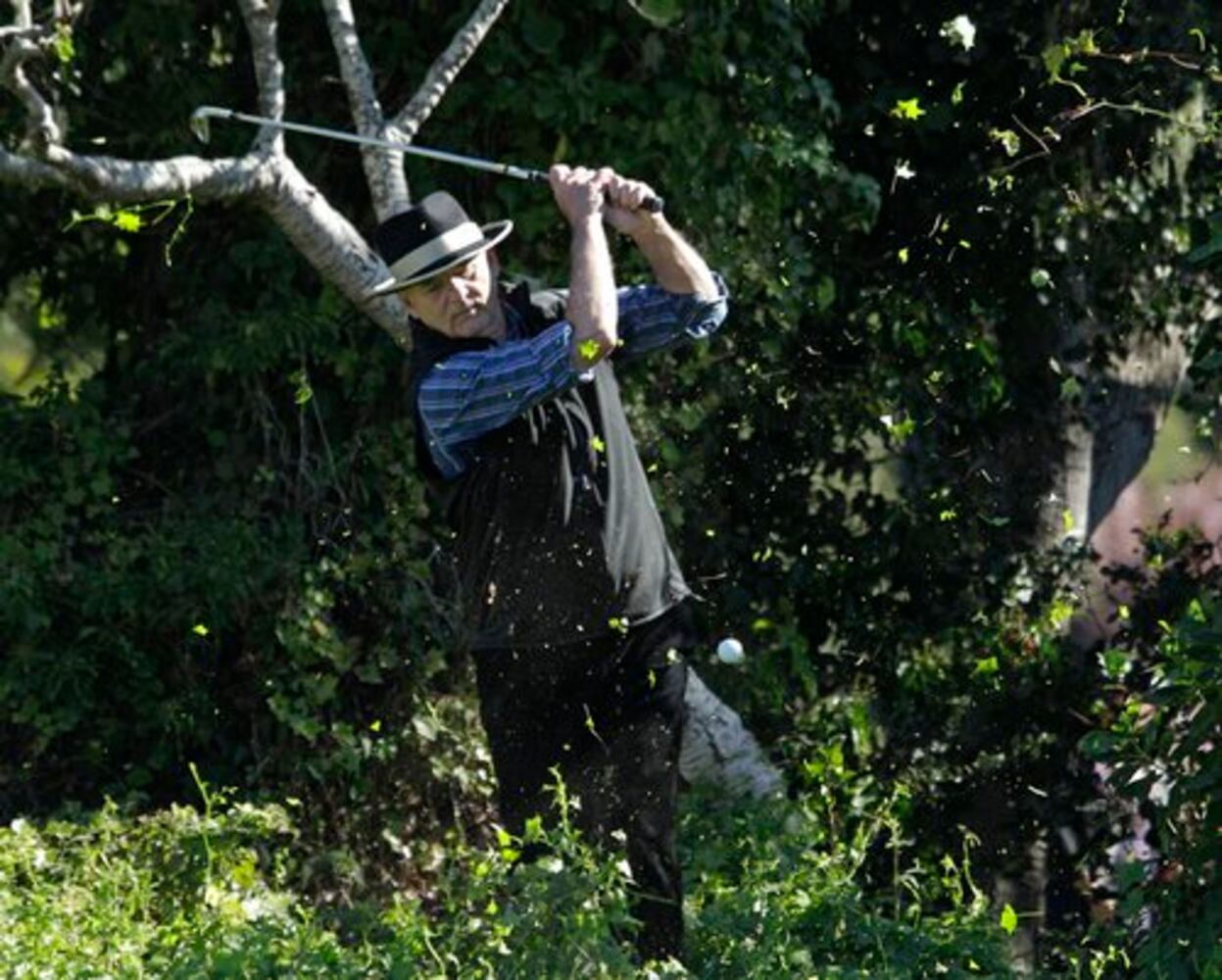Celebrities hit links at Pebble Beach Pro-Am