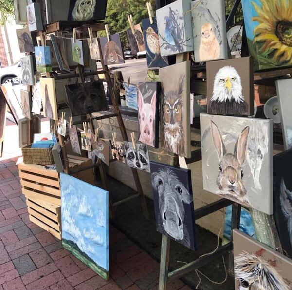 Marietta Square’s first Art Walk of the year gets underway on Friday with a self-guided art tour and performances. (Courtesy of Marietta Square Art Walk)