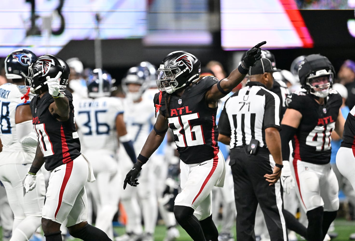 Falcons exhibition game vs. Titans