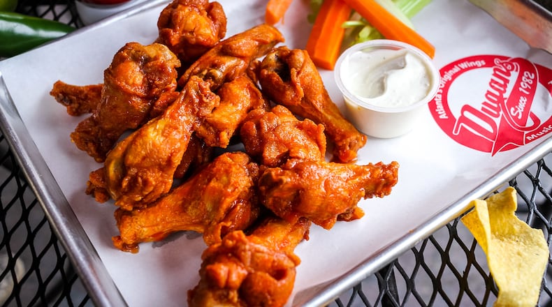 Wings from the menu of Dugan's Restaurant & Bar.