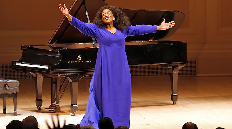 Opera singer and Augusta, Georgia, native Jessye Norman.