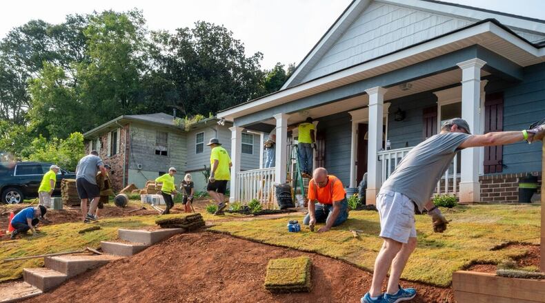 Habitat for Humanity says the new Tree Protection Ordinance proposal would shrink the size of its current projects, with per-lot costs soaring beyond the reach of working families. (Courtesy of Habitat for Humanity of NW Metro Atlanta)