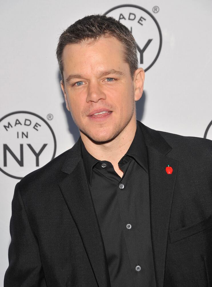 Matt Damon dropped out of Harvard in 1992 while just 12 credits shy from a BA in English.