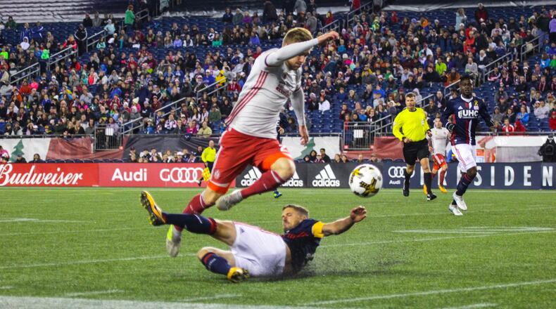 Atlanta United competes against New England on Saturday at Gillette Stadium. (Mike Alfano / Atlanta United)