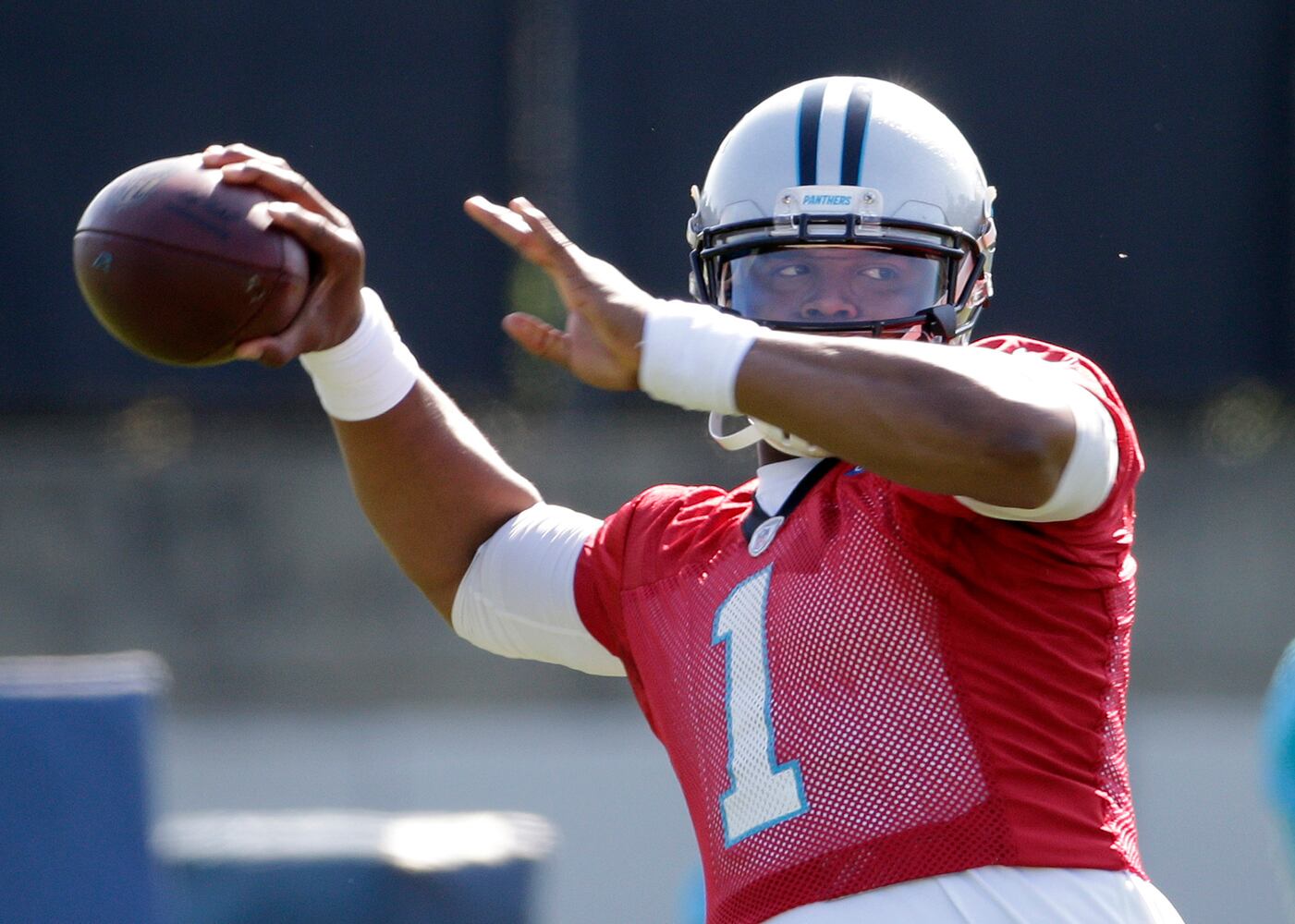 Cam Newton back on the field