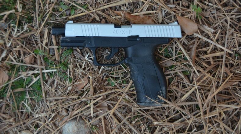 This was the BB air gun pistol used by the robbery suspect who was fatally shot by Atlanta officers.