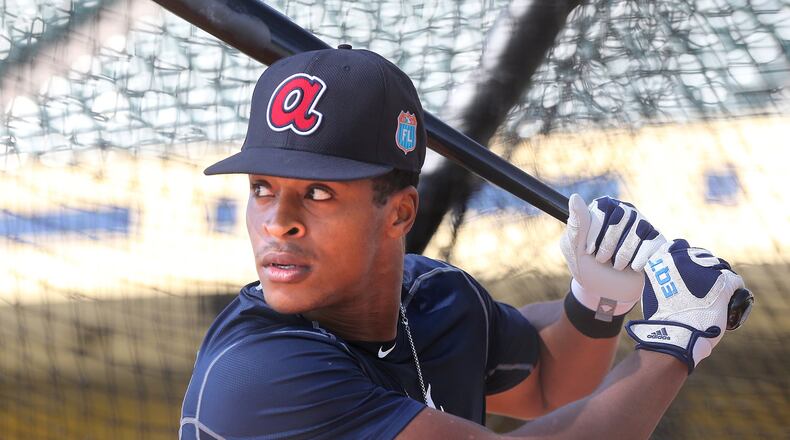 The Braves plan to call up outfielder Mallex Smith from Triple-A Gwinnett on Monday. Curtis Compton / ccompton@ajc.com