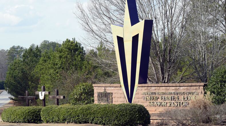 New Birth Missionary Baptist Church lost its longtime senior pastor, Bishop Eddie L. Long, in January 2017 after his battle with cancer. Bishop Stephen A. Davis filled in as interim senior pastor until several days ago. AJC FILE PHOTO / KENT D. JOHNSON 2017