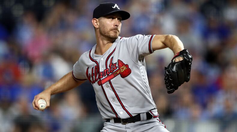 Righthander Josh Tomlin got the starting nod for the Braves Wednesday against the Royals in Kansas City. (Jamie Squire/Getty Images)